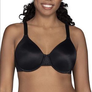 Vanity Fair Beauty Back Smoothing Minimizer Bra para mujer (36C-42H) 42D Black